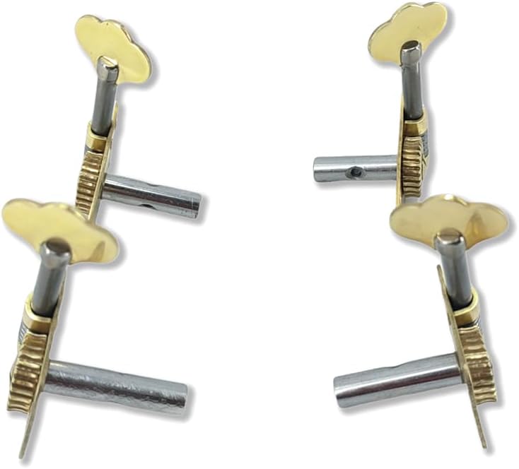 YoungMonic Premium 4/4 Size Cello Pegs - Quality Separate Brass Machine Head String Pegs for Cello, Offer Smooth Tuning and Reliable Performance for Cellists Accessories (01) - Image 2